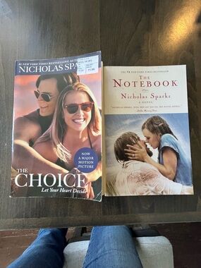 Nicholas Sparks Lot of 2 Soft Cover Books.